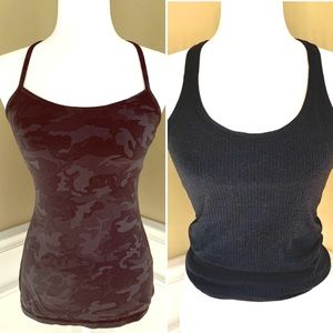 Two (2) Lululemon Y Back Tanks